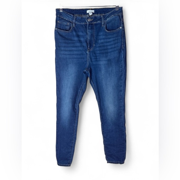 Forever 21 Skinny Blue Denim Jeans Size 12 - Picture 3 of 5